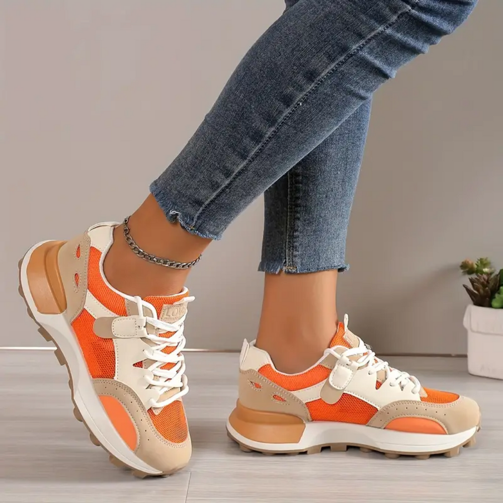 Schoenen voor vrouwen Heidi | Comfortabele oranje schoenen