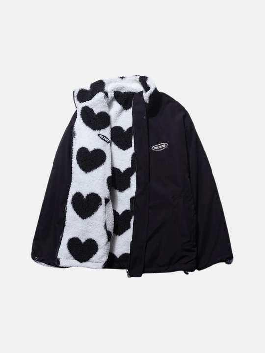 Lover Dubbelzijdige Oversized Jas