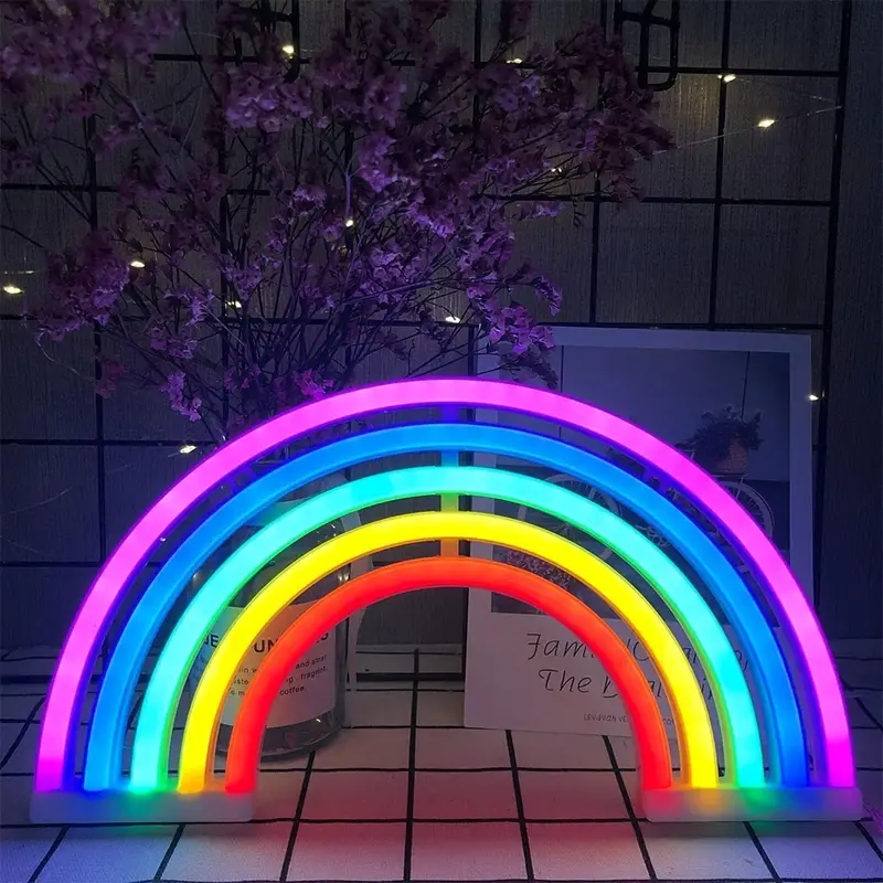 Regenboog Nachtlamp