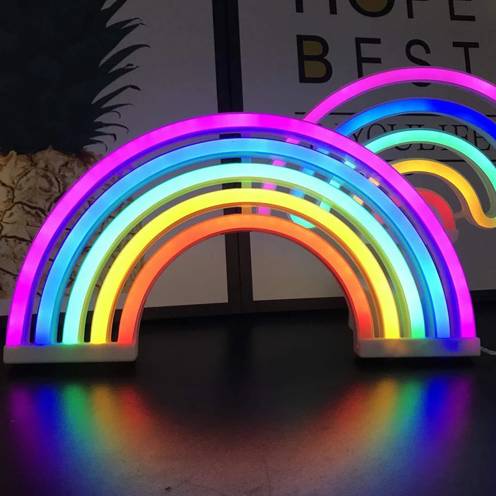 Regenboog Nachtlamp