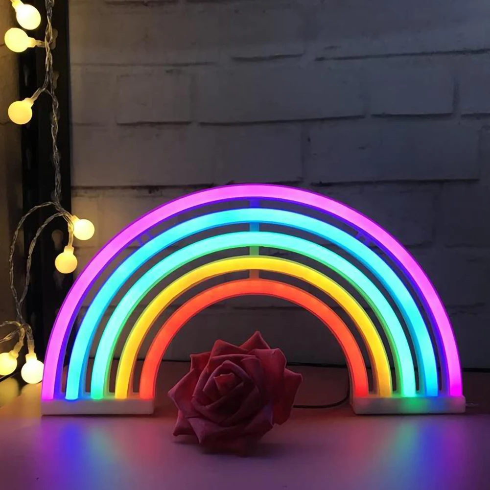 Regenboog Nachtlamp