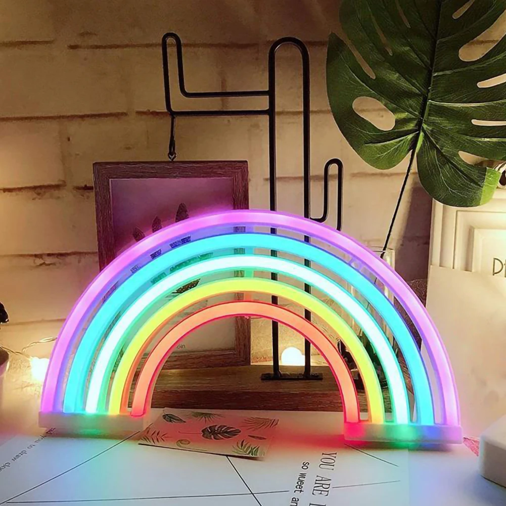 Regenboog Nachtlamp