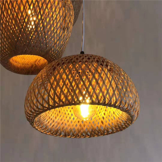 Bamboe hanglamp