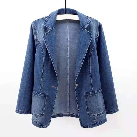 Blazer voor dames Cassy | Klassieke denim blazer