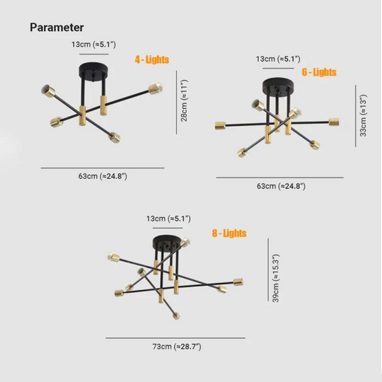 Moderne LED plafondlamp