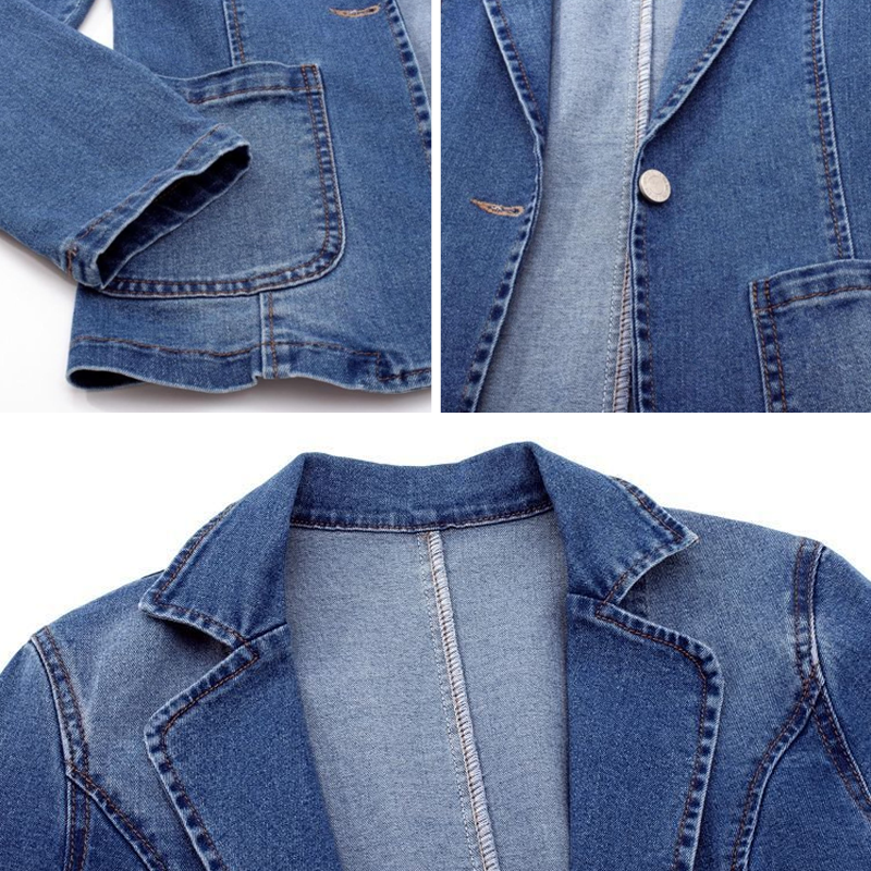 Blazer voor dames Cassy | Klassieke denim blazer