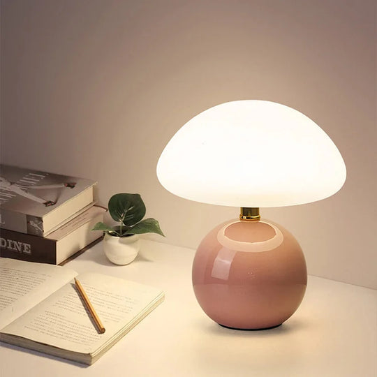 Franse room champignon lamp