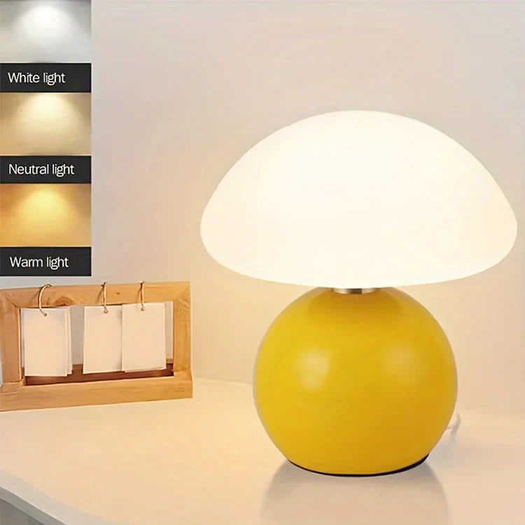 Franse room champignon lamp