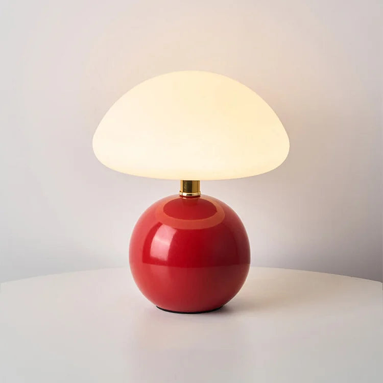 Franse room champignon lamp