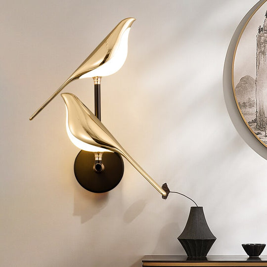 Moderne Vogel Wandlamp