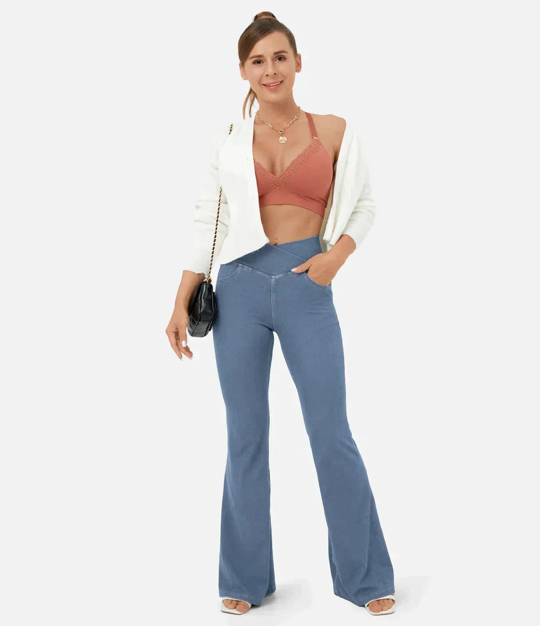 Winona High-Waisted Gebogen Jeans