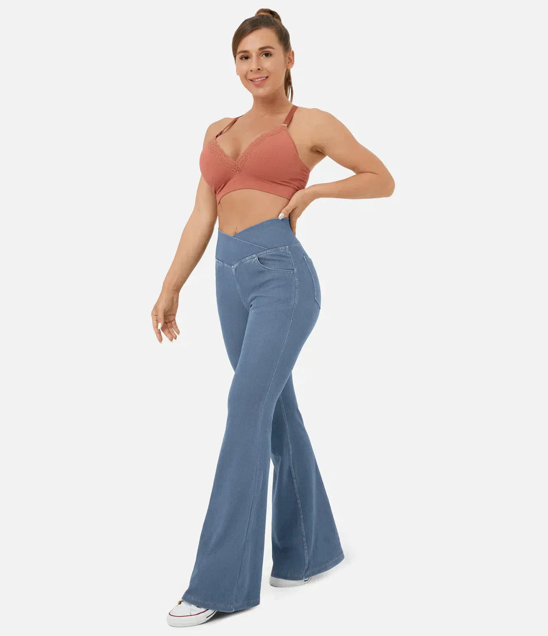 Winona High-Waisted Gebogen Jeans